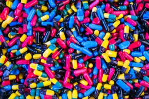 colourful picture of pills